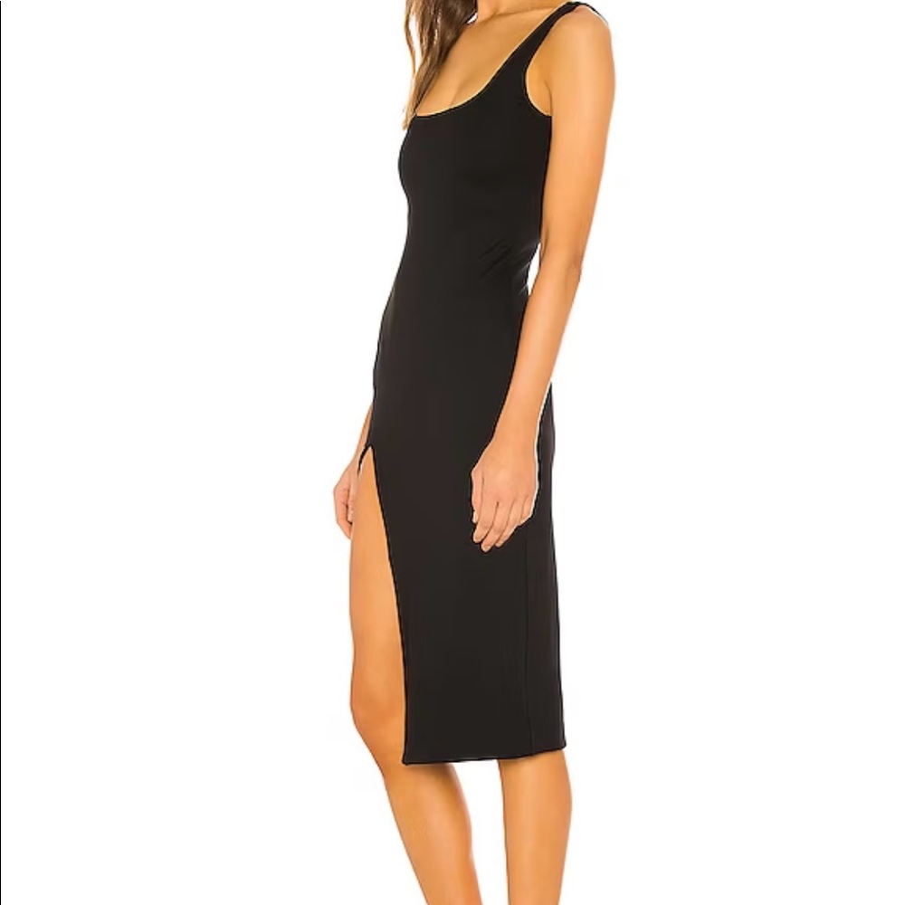 NBD Thom Midi Dress in Black. Never been worn. Size S.